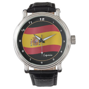 España Time & Spaans Vlag / Spanje Horloge