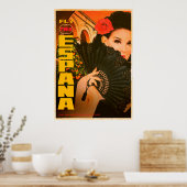  Espana Travel Poster (Keuken)