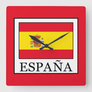 España Vierkante Klok