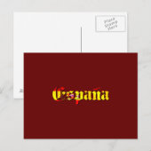 España vlag logo - vlag van Spanje España logo Briefkaart (Voorkant / Achterkant)