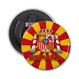 Espana Wapen Button Flesopener