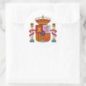 España wapenstilstand ronde sticker (Tas)
