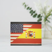 España y Estados Unidos Briefkaart (Staand voorkant)
