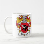 Esparza Family Crest Koffiemok (Links)