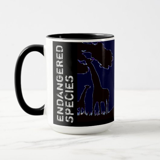 ESPÈCES EN DANGER - Mug manuel (Gauche)