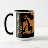 ESPÈCES EN DANGER - Mug manuel (Gauche)