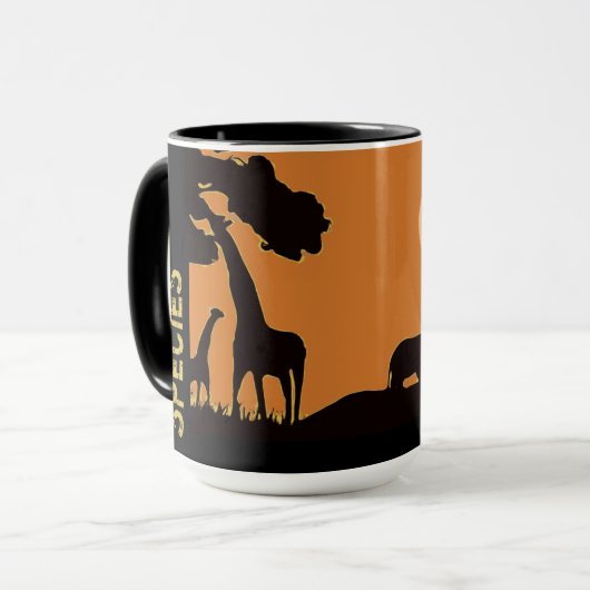 ESPÈCES EN DANGER - Mug manuel (Devant gauche)