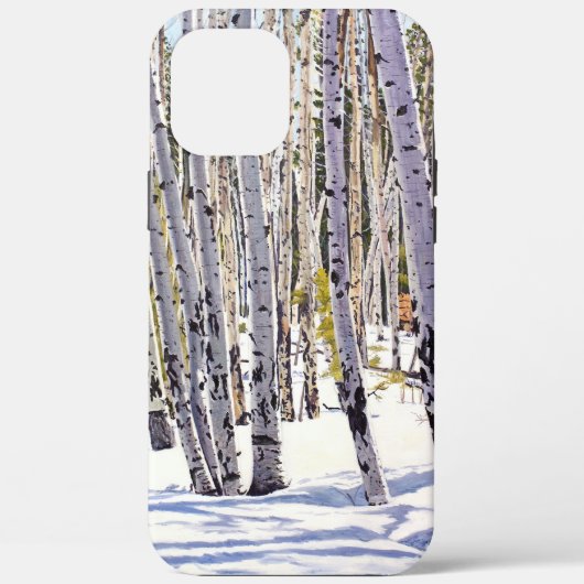 Espenbomen in het bos Case-Mate iPhone case (Achterkant)