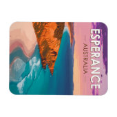 Esperance Australia Travel Art Vintage Magneet (Horizontaal)