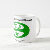 Espéranto de musique de maths - tasse de symbole (Devant droit)