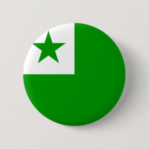 Esperanto Flag Ronde Button 5,7 Cm