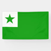 Esperanto Flag Spandoek (Horizontaal)