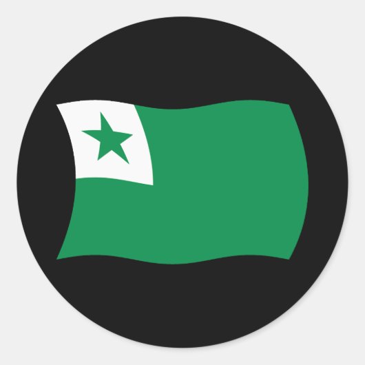 Esperanto Flag Sticker (Voorkant)