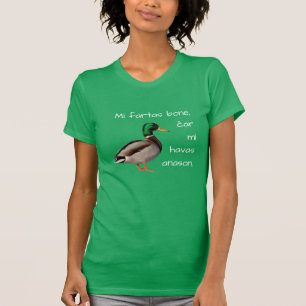 Esperanto: Het bot Mi fartas, Josepmi havas anason T-shirt
