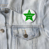 esperanto-toets, esperanto-butono ronde button 5,7 cm (In situ)