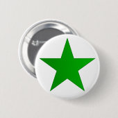 Esperanto-toets Ronde Button 5,7 Cm (Voorkant /achterkant)