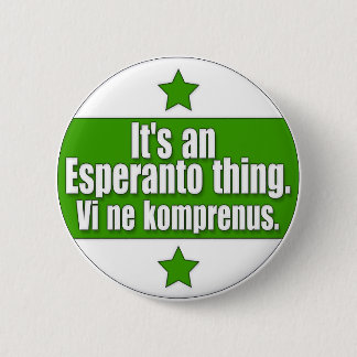 EsperantoThing Ronde Button 5,7 Cm