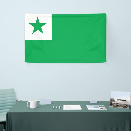 Esperantovlag, Spandoek (Beurs)