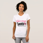 Esperanza Cueta - Cancer De Mama T-shirt (Voorkant volledig)