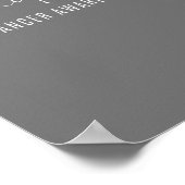 Espérer la sensibilisation au cancer Poster & Impr (Coin)