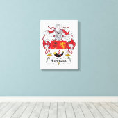 Espinosa Family Crest Canvas Afdruk (Insitu (Houten vloer))
