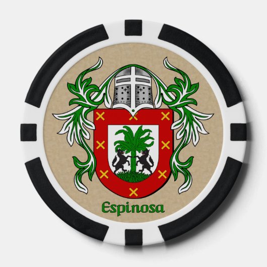 Espinosa Heraldic Arms Pokerchips (Voorkant)
