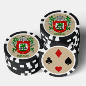 Espinosa Heraldic Arms Pokerchips (Opstapeling)