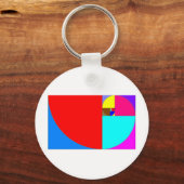 espiral fibonacci sleutelhanger (Voorkant)