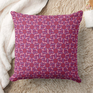 Espiral Floral Magenta Kussen