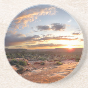 Esplanade Sunset - Grand Canyon - Thunder River Zandsteen Onderzetter