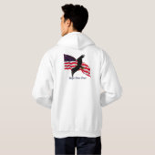 Espoir Au-Dessus De La Peur ! Sweat à capuche (Dos entier)