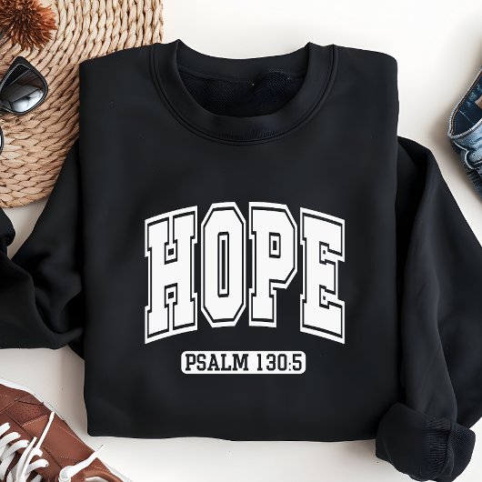 Espoir, Bible Verse Sweatshirt