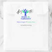 Espoir dans le Sticker Harmony Round (Sac)