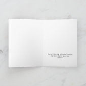 Espoir de carte de vers de bible de sympathie (Intérieur)