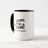 Espoir d'EDS pour une tasse de ruban de rayure de (Devant gauche)