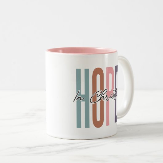 Espoir en Christ Mug (Devant droit)