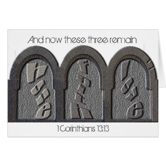 Espoir et amour de foi (Devant Horizontal)