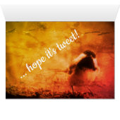 Espoir heureux de Birdday ses Chickadees (Intérieur Horizontal (Bas))