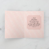 Espoir, joie, carte d'encouragement à la paix (Intérieur)