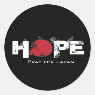 ESPOIR - priez pour des autocollants du Japon