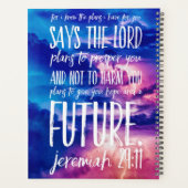 Espoir Prospérité Bible Verse Écriture Chrétienne (Dos)