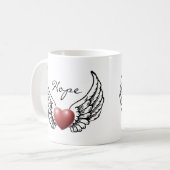 Espoir sur Angel Wings Mug (Devant gauche)