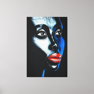 Espoir - Toile Femme Visage Imprimer - Peinture