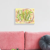 Espoir Word Art Peinture Toile Enveloppé Art (Insitu(Salon))