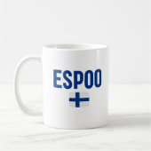 ESPOO Finland Vlag Koffiemok (Links)
