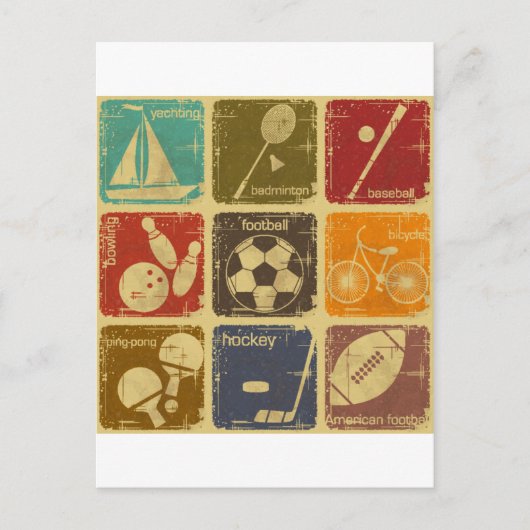 Esportes Briefkaart (Voorkant)