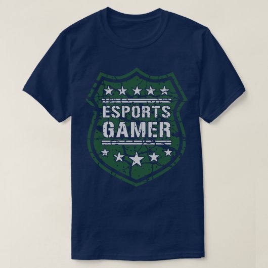 Esports-gamer T-shirt (Design voorkant)