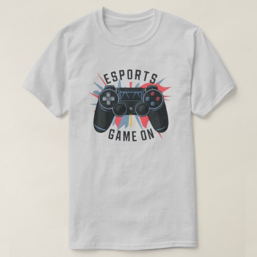Esports-gamer T-shirt (Design voorkant)