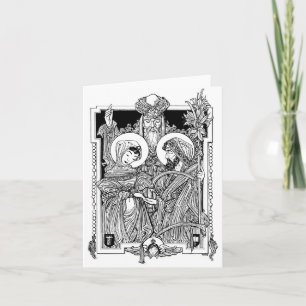 Espousal van Heilige Maagdelijke Notecard Kaart