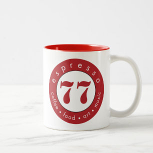 Espresso 77 tweekleurige koffiemok